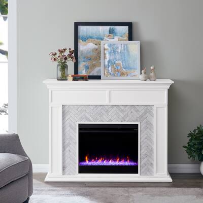 Buy White Plug In Firebox Fireplaces Online At Overstock Our Best Decorative Accessories Deals