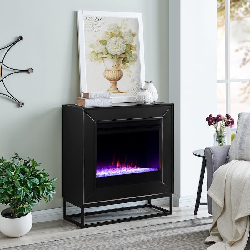 SEI Furniture Francis Contemporary Color Changing LED Fireplace