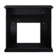 preview thumbnail 6 of 11, SEI Furniture Dre Contemporary Black Alexa Enabled Smart Fireplace