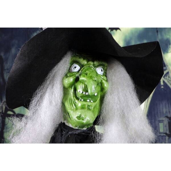 Shop Life Size Animated Wicked Witch Prop W Led Crystal Ball For