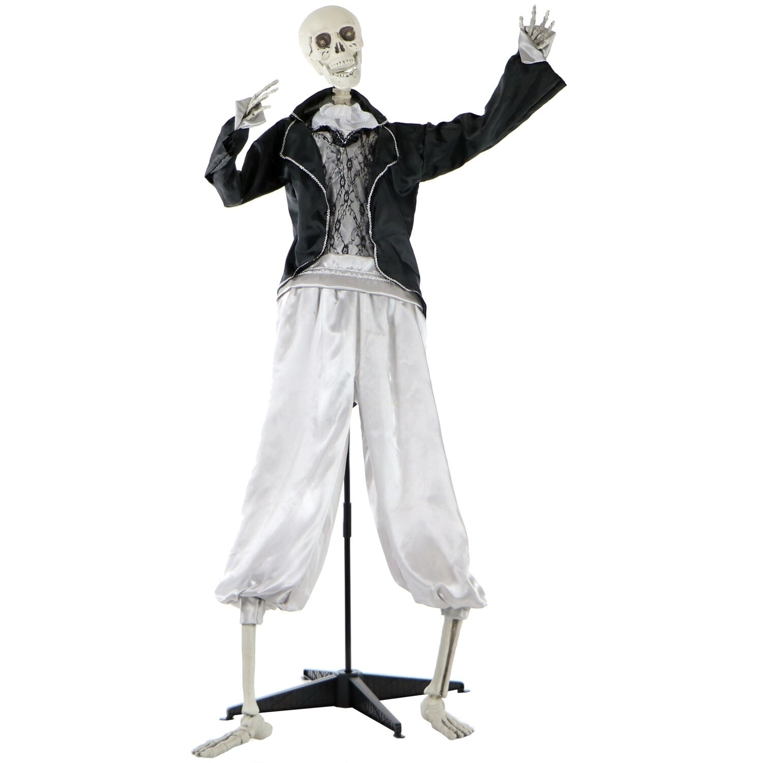Shop Life Size Animated Talking Skeleton Groom Prop W Flashing
