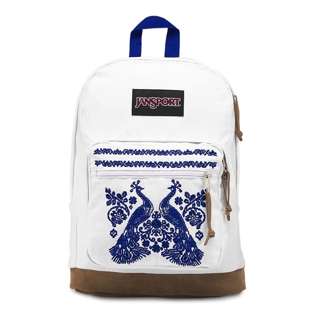 jansport right pack expressions embroidered roses backpack