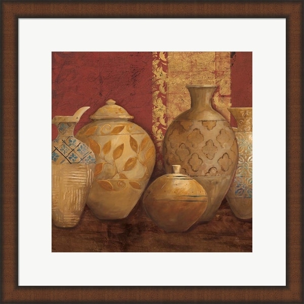 Avery Tillmon 'Aegean Vessels Spice Extra Vessel Crop' Framed Art