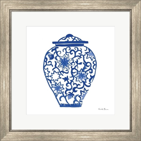 Farida Zaman 'Chinoiserie III' Framed Art