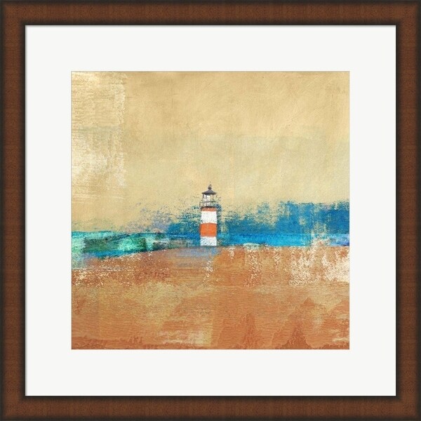 Alex Blanco 'Lighthouse' Framed Art