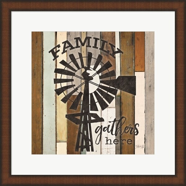 Marla Rae 'Family Gathers Here' Framed Art