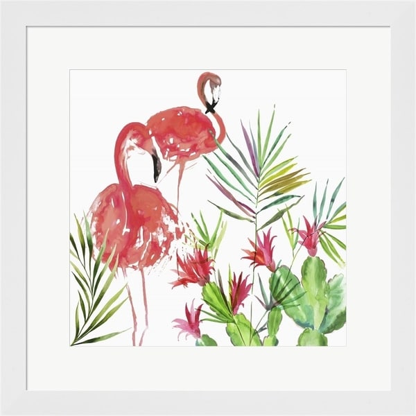 Aimee Wilson 'Flamingo Pairing' Framed Art