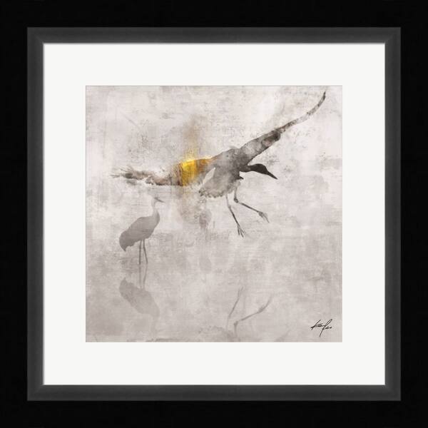 Ken Roko Ken Roko 'Crane in Flight' Framed Art - Bed Bath & Beyond - 29237647