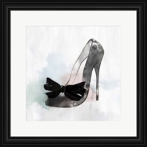 Isabelle Z 'Black Heel I' Framed Art