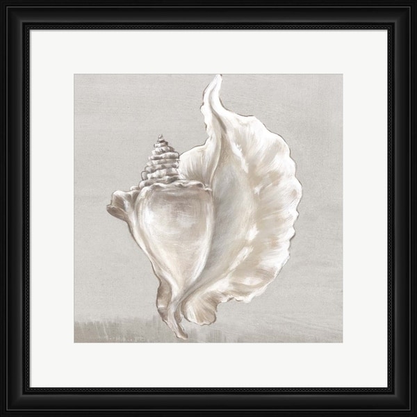 Eva Watts 'Neutral Shells III' Framed Art