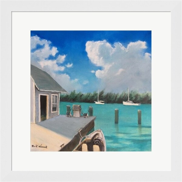 Rick Novak 'Harbor' Framed Art