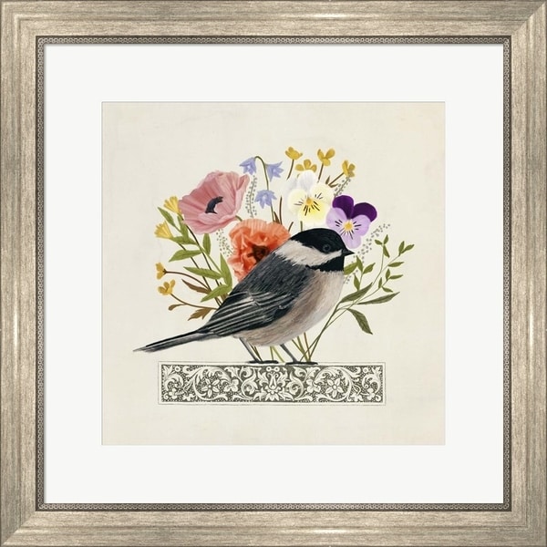 Victoria Borges 'Avian Collage II' Framed Art