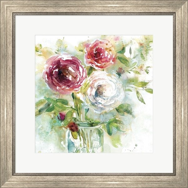 Elizabeth Franklin 'Garden Jar I' Framed Art