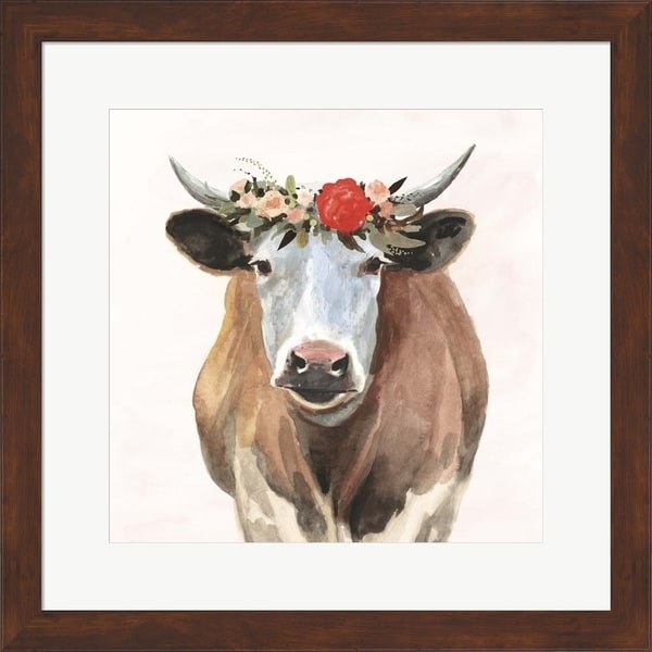 Victoria Borges 'Spring on the Farm I' Framed Art