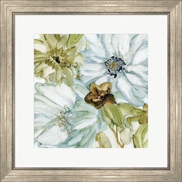 Elizabeth Franklin 'Seaglass Garden I' Framed Art