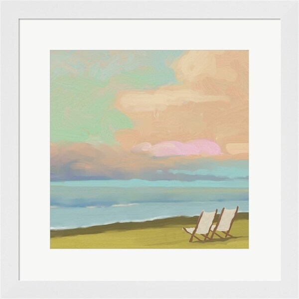 Rick Novak 'Beaches 2' Framed Art