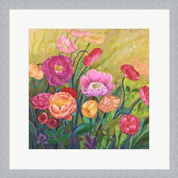 Julie Joy 'Flower Field I' Framed Art