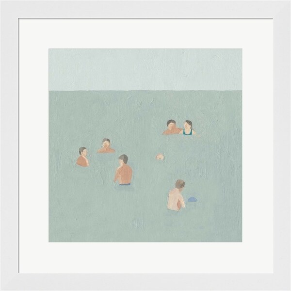 Emma Scarvey 'The Swimmers II' Framed Art