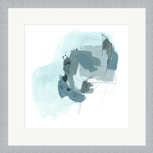 June Erica Vess 'Aqua Stellar II' Framed Art