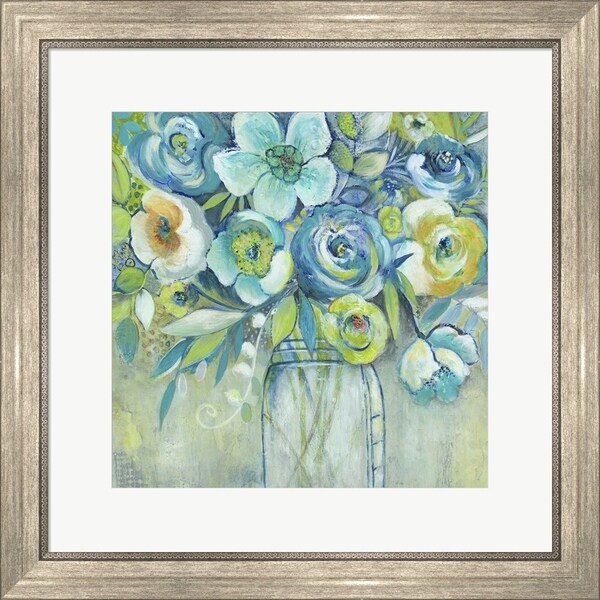 Elle Summers 'Late Summer Blooms I' Framed Art