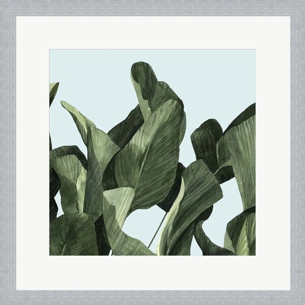 Emma Scarvey 'Celadon Palms II' Framed Art
