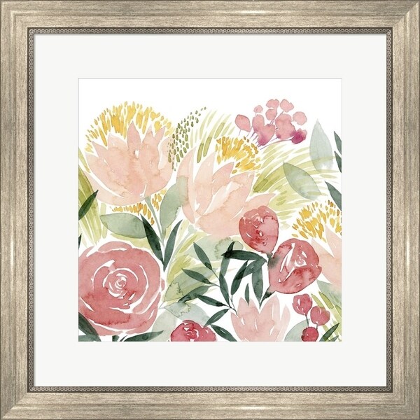 Grace Popp 'Sunkissed Posies I' Framed Art