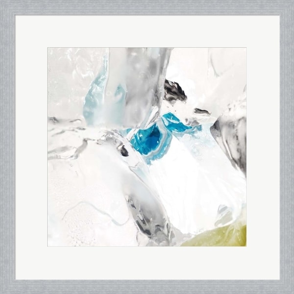 Irena Orlov 'Blue Ice 5' Framed Art