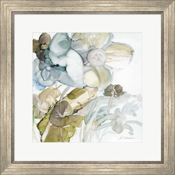 Elizabeth Franklin 'Seaglass Garden III' Framed Art