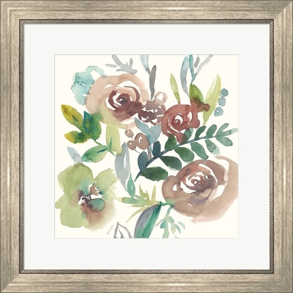 Chariklia Zarris 'Rosealeah I' Framed Art
