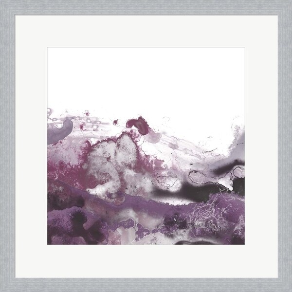 June Erica Vess 'Orchid Wave III' Framed Art