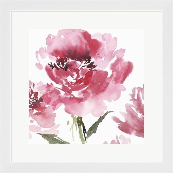 Isabelle Z 'Crimson Blossoms I' Framed Art