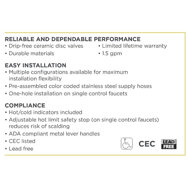 American Standard Colony Pro Single-Handle Kitchen Faucet With Integrated Side Sprayer And Escutcheon Plate