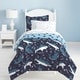preview thumbnail 4 of 3, Dream Factory Sharks 7-piece Microfiber Bed in a Bag with Sheet Set