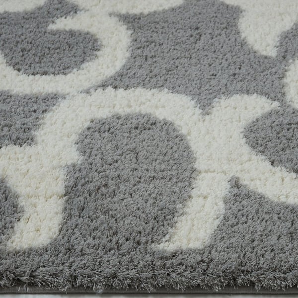 LaDole Rugs Stylish Modern Abstract Nanaimo Soft Grey Area Rug 3x5 Bed Bath & Beyond 29240267