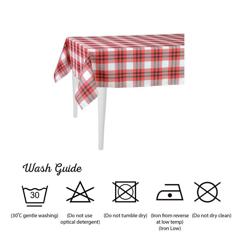 Merry Christmas Printed Decorative Tablecloth