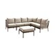 preview thumbnail 2 of 2, Furniture of America Deso Contemporary Beige Sectional with Ottoman