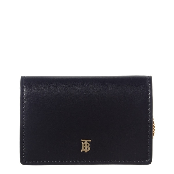 burberry jessie leather wallet on chain