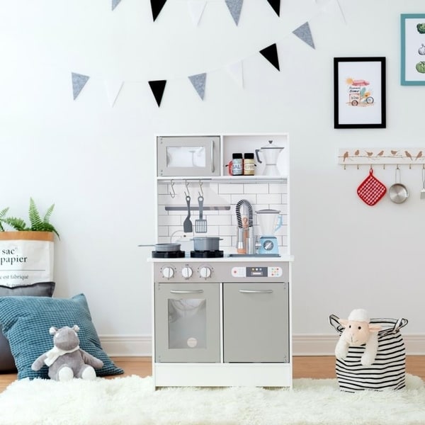 grey kids kitchen