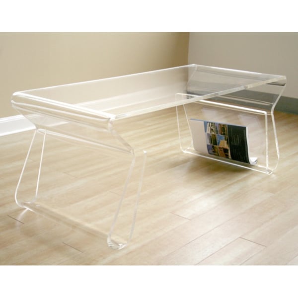 Adair Acrylic Coffee Table Free Shipping Today Com Adair Acrylic Coffee Table
