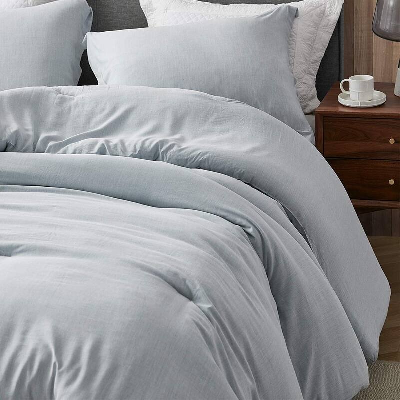Modal Yarn Dyed - Passive Blue Comforter
