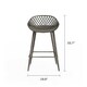 Kurv Counter Stool - Set of 2 - Thumbnail 8