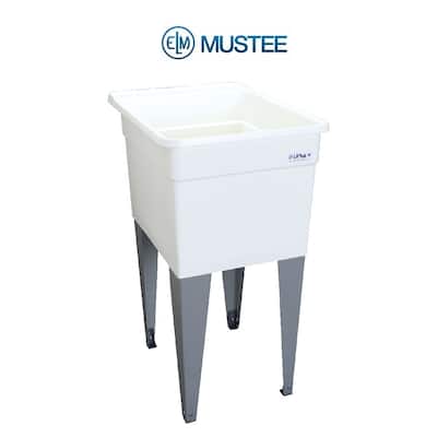 Lil'Tub Laundry Tub 24x18 Floor Mount - White