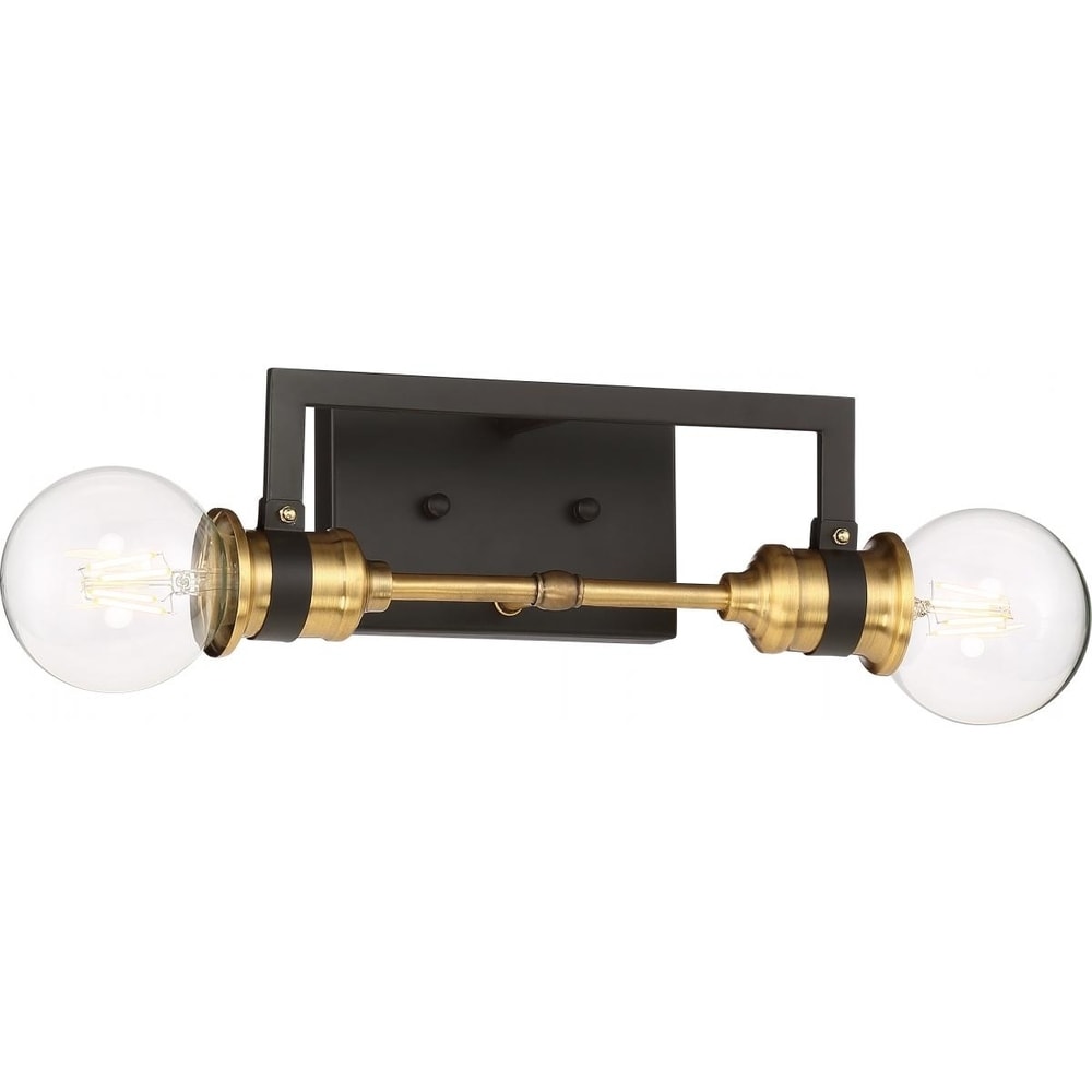 Nuvo 60/3321 Empire 4 Light 29 inch Brushed Nickel Vanity Wall With Frosted Glas 