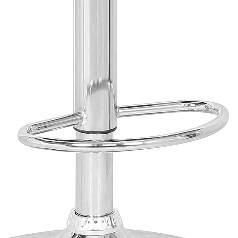 Contemporary Swivel Adjustable Oak Wood Barstool Set of 3