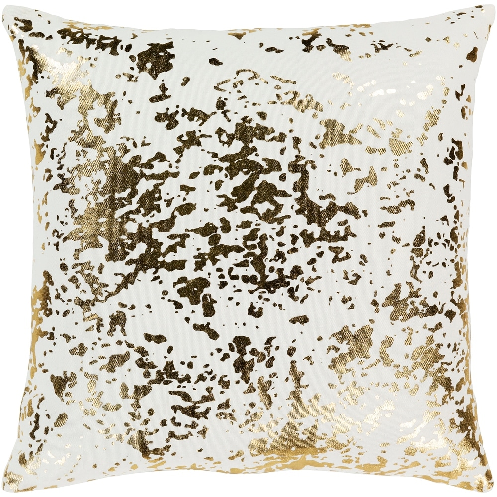 gold pillow covers