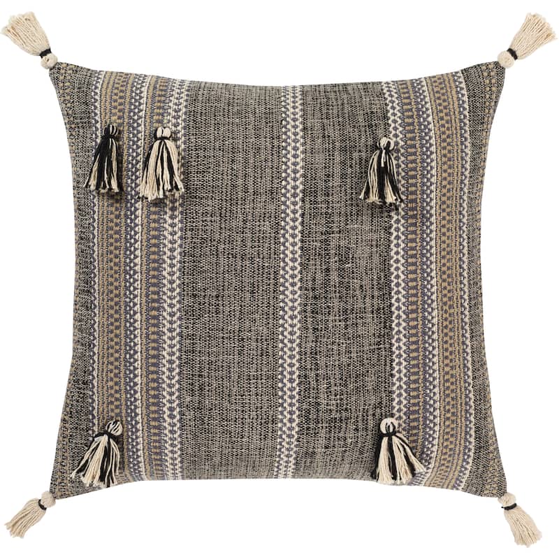 Ducor Hand Woven Boho 20-inch Throw Pillow Cover