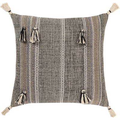 Ducor Hand Woven Boho 20-inch Throw Pillow Cover