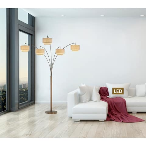 Artiva Evita 81" LED Tree Arched Floor Lamp with Dimmer