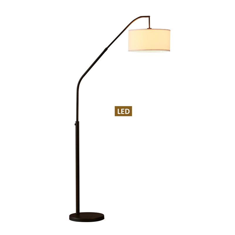 Artiva USA Ariana 80" Extendable LED Arched Floor Lamp