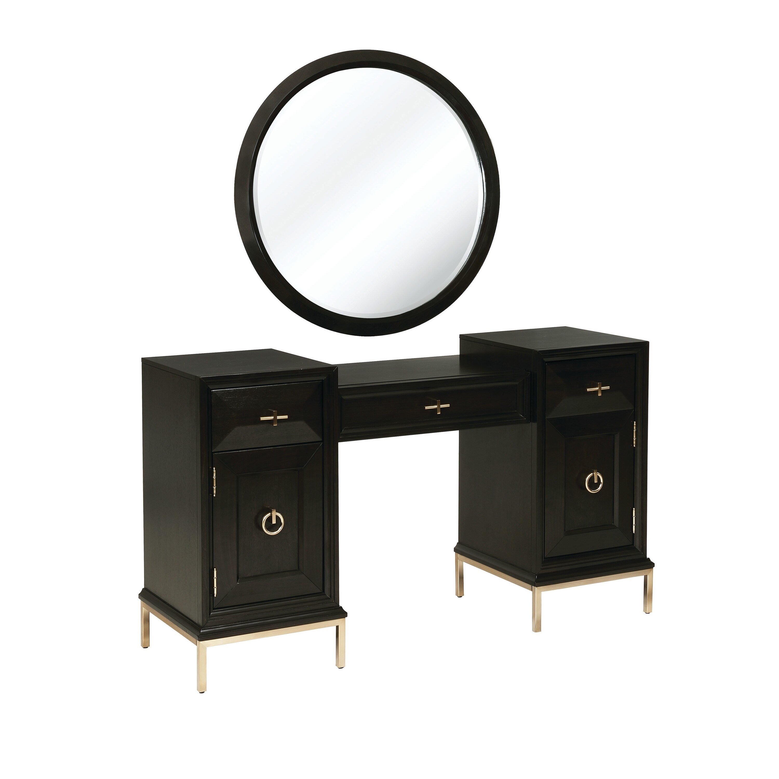 black dresser table